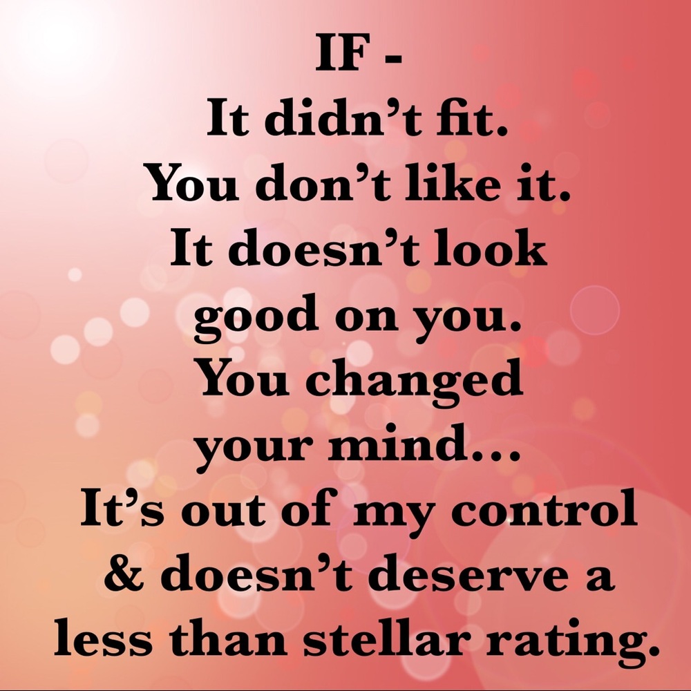⭐️  PLEASE READ BEFORE YOU RATE! ⭐️ - Picture 3 of 3